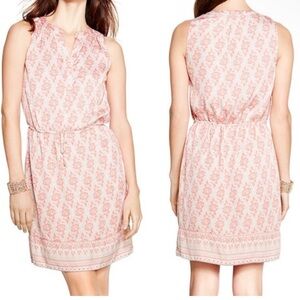 White House Black Market Sleeveless Print Dress Size 14